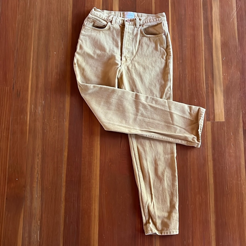 Doen Diana Jean in Palomino (mustard), size 26